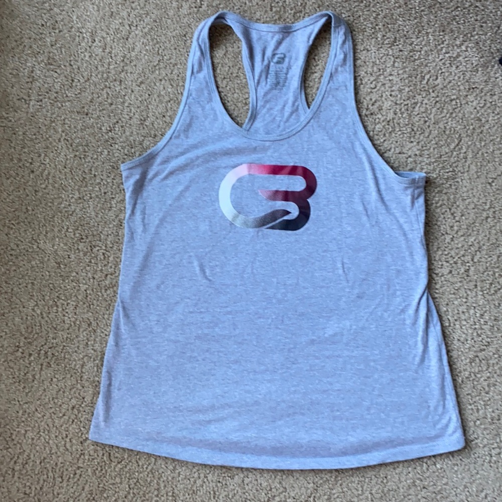 Grey ombré CycleBar tank